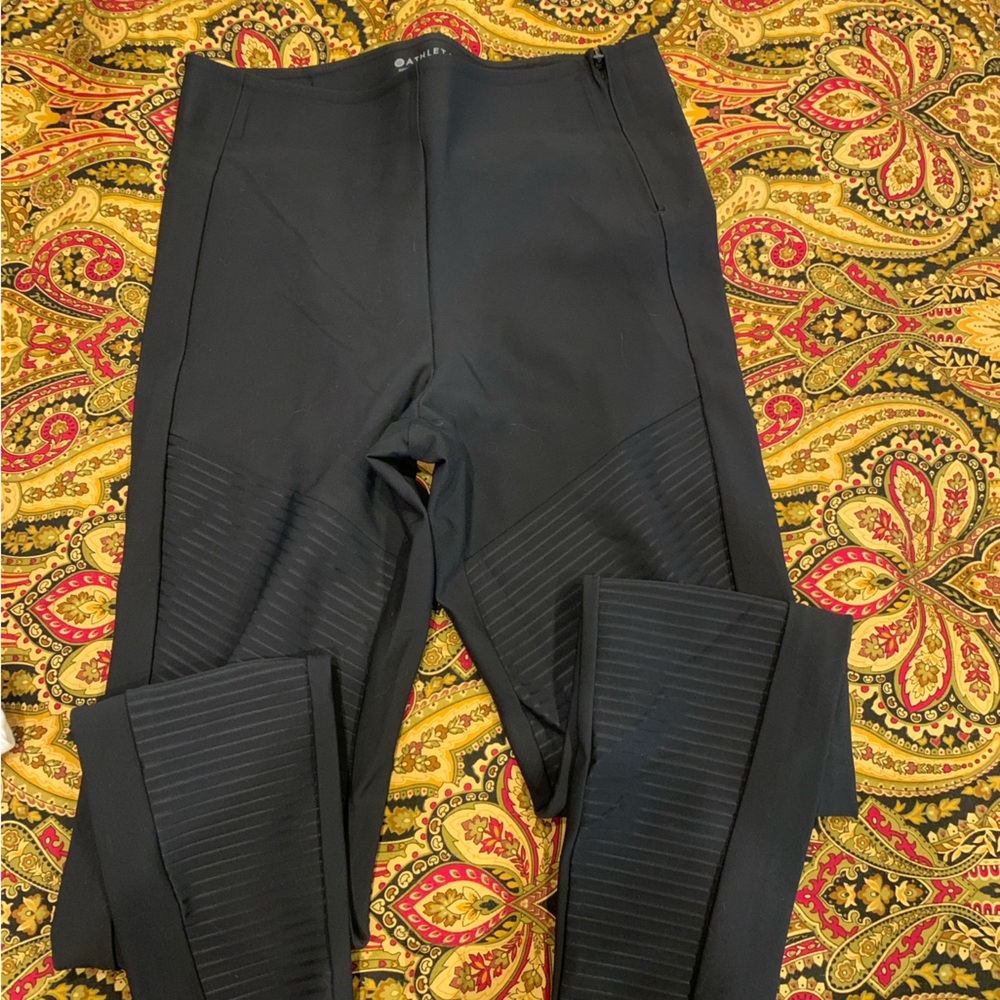 Altheta Madison Moto Black Leggings Size 4